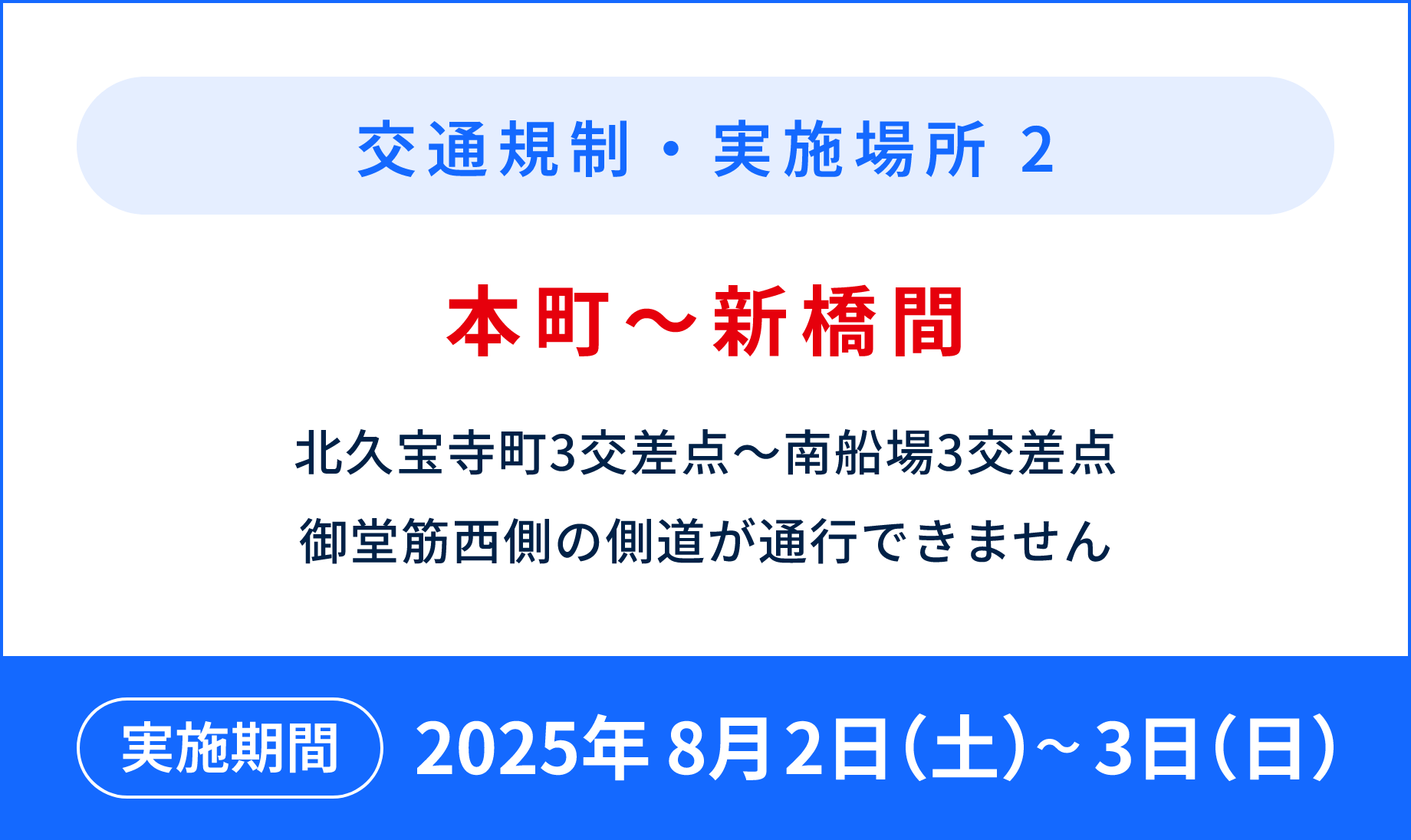 交通規制・実施場所2