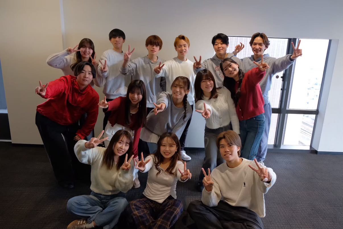 関西大学学生団体オプロのメンバー